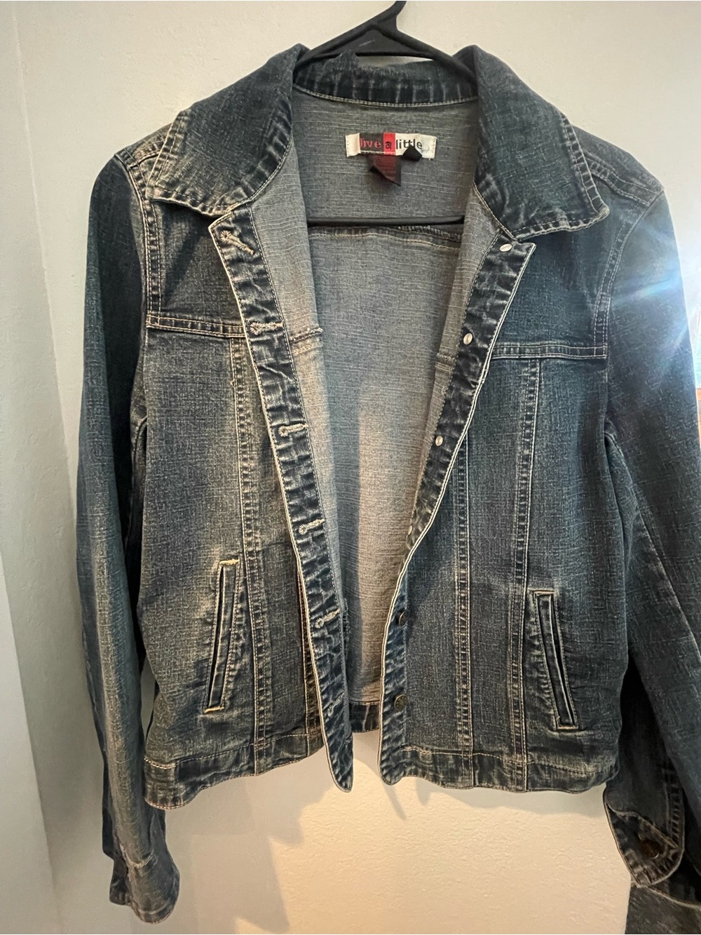 Women's Washed Blue Denim Jacket